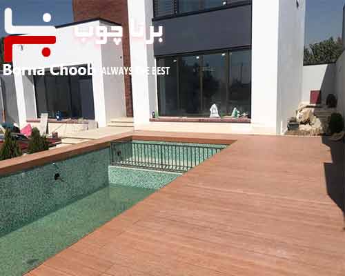 پروژه محوطه دور استخر قاسمی در افشاریه
