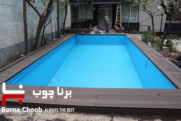 چوب پلاست استخر