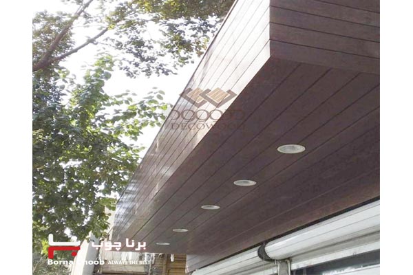 استفاده از چوب پلاست در نمای ساختمان