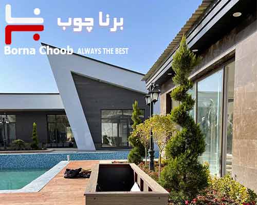 پروژه محوطه دور استخر دکتر نیری در چهار باغ