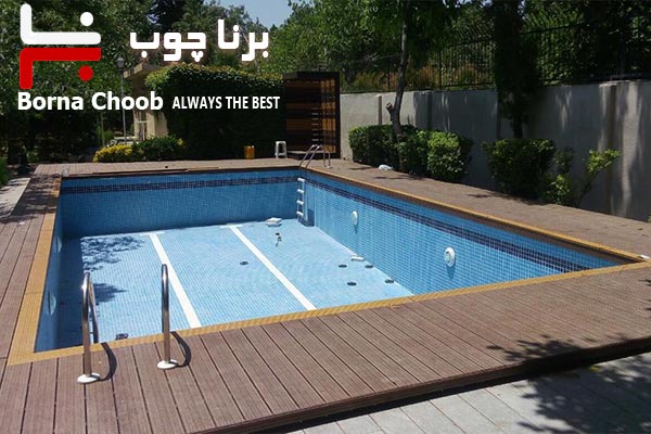 پروژه های استخر چوب پلاست