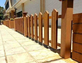 نرده چوب پلاستیک