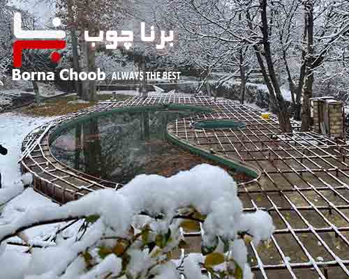 پروژه محوطه دور استخر