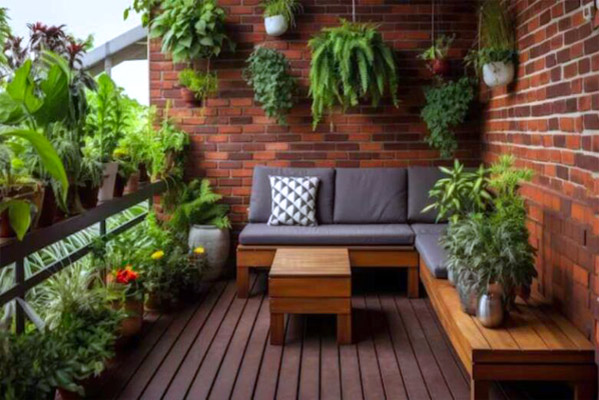 تایل چوبی برای تراس
